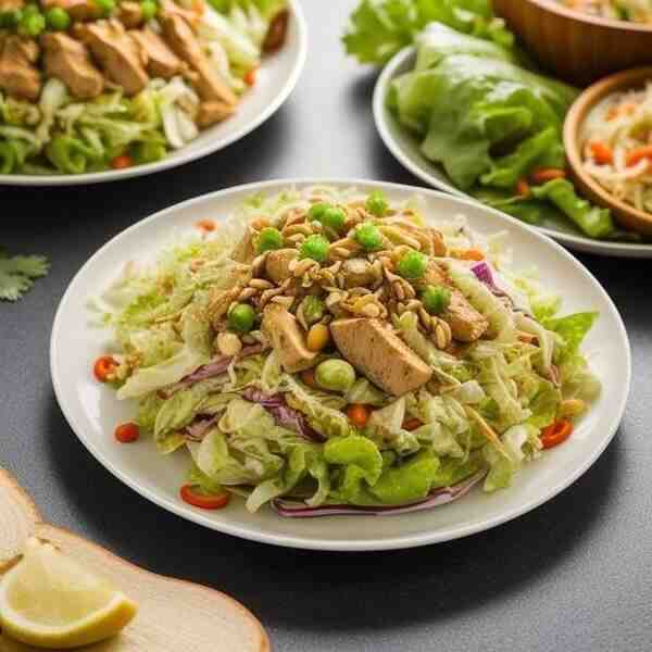 Салат из курицы и пекинской капусты
